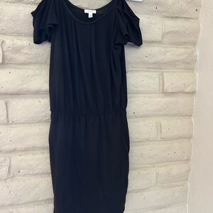 Soft Joie Blue Cold Shoulder Sheath Dress